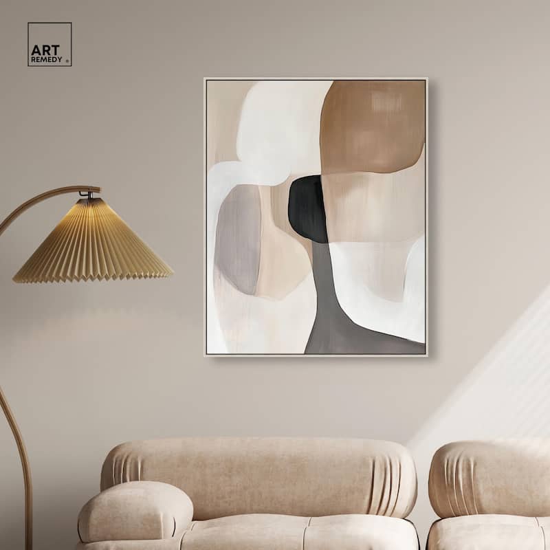 Curvilinear Composition II Canvas by Art Remedy