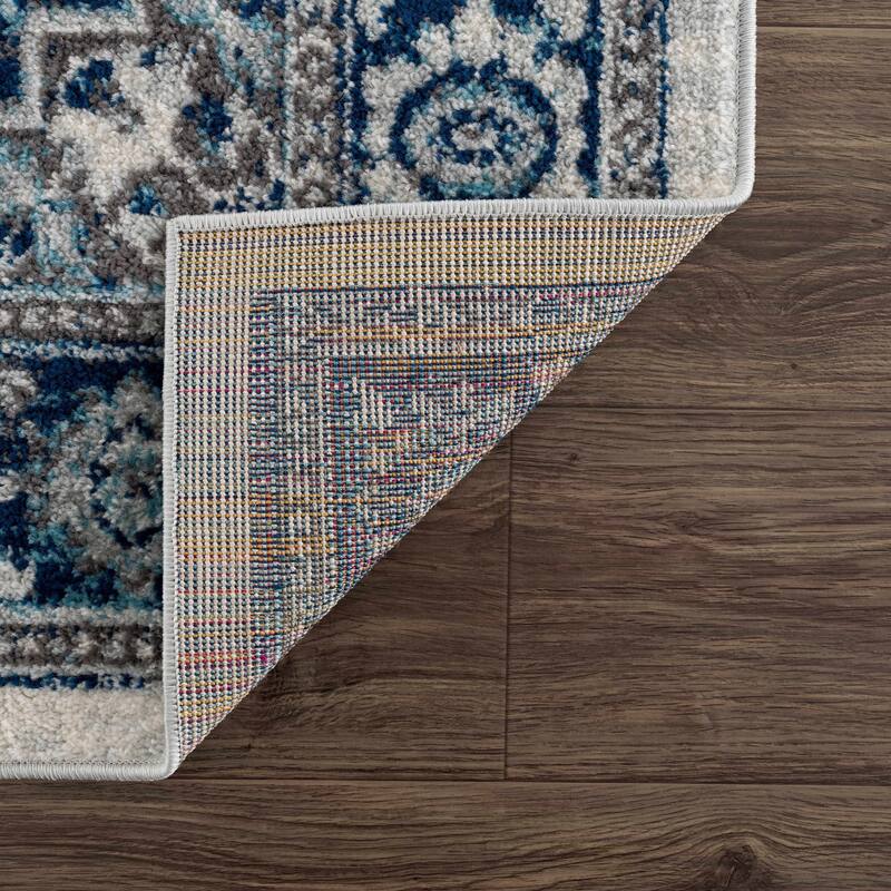 Hauteloom Istanbul Collection Vintage Oriental Traditional Medallion Area Rug