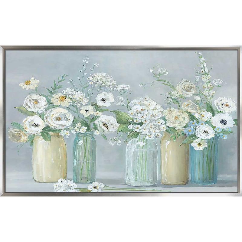 "Blooming Meadow Beauties" Print on Floating Canvas