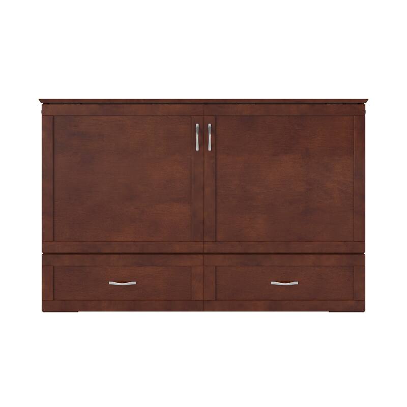 Hamilton Murphy Bed Chest with Mattress and Storage Drawer