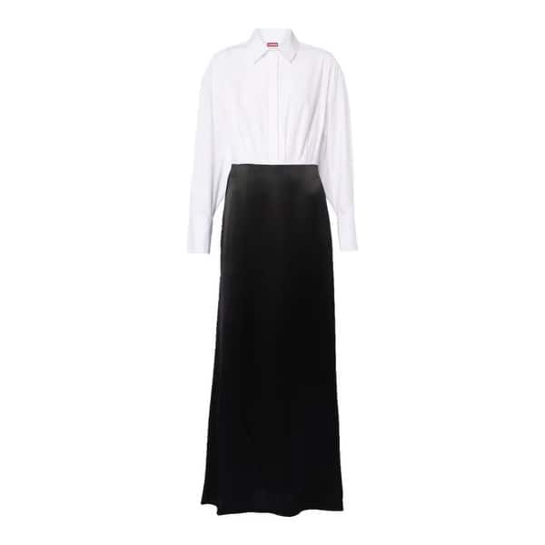 staud black and white dress Staud // Black & White Darted Dress – VSP Consignment