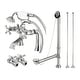 preview thumbnail 1 of 4, Vintage Deck Mount Clawfoot Tub Faucet Package