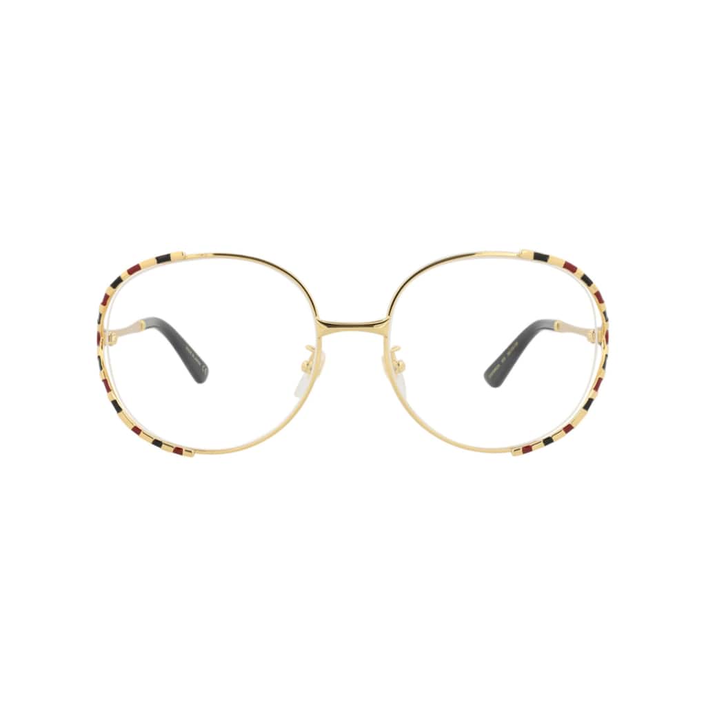 Gucci Round-Frame Metal Optical Frames