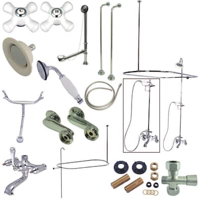 Kingston Brass Vintage Clawfoot Tub Faucet Package