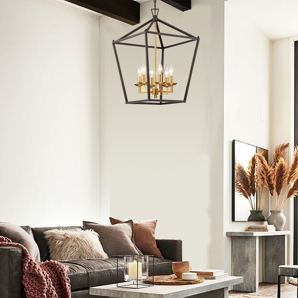 Geometric cage sales pendant light