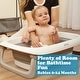 preview thumbnail 4 of 3, SquishSplash Collapsible Baby Bath and Folding Stand - Gray