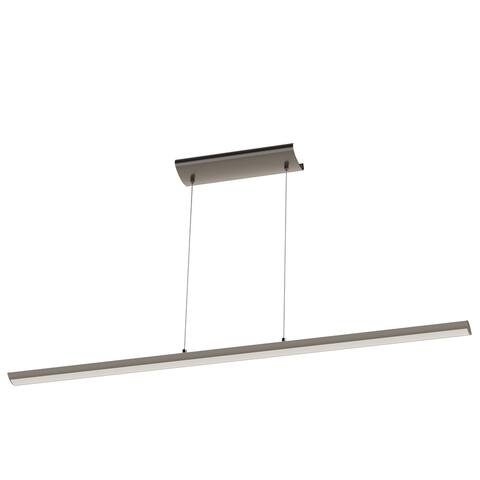 Eglo Pellaro 3-light Matte Black LED Linear Pendant