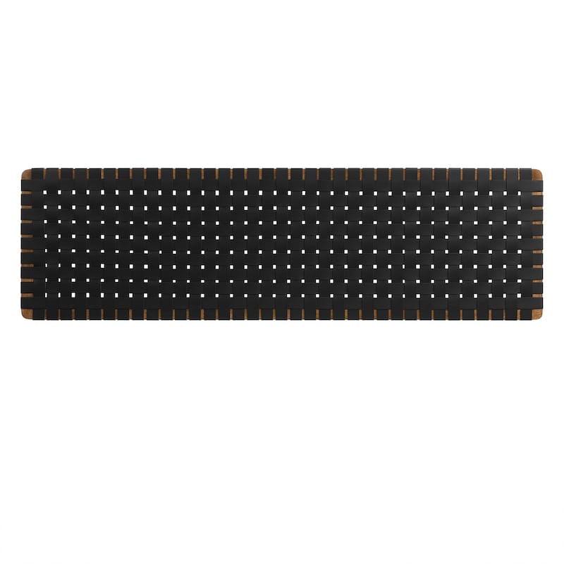 Sparta Wall-Mount Twin/Full/Queen/King Vegan Leather Weave Headboard