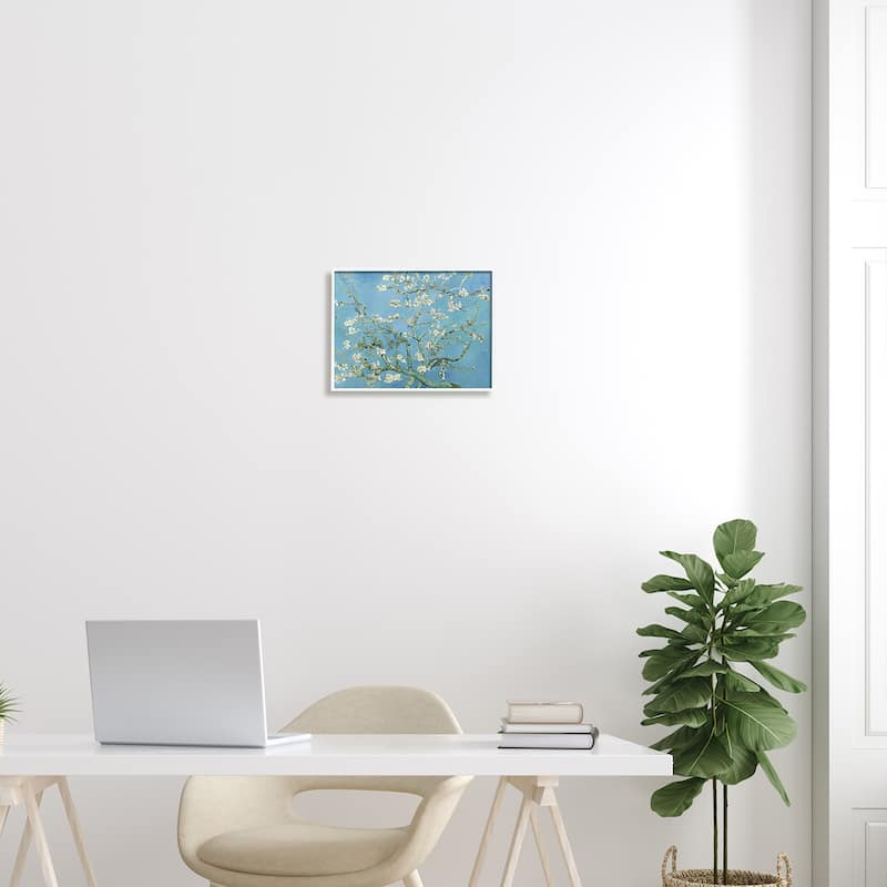 Stupell Almond Blossoms Vincent van Gogh Classic Tree Blossom Painting Framed Wall Art, Design by one1000paintings