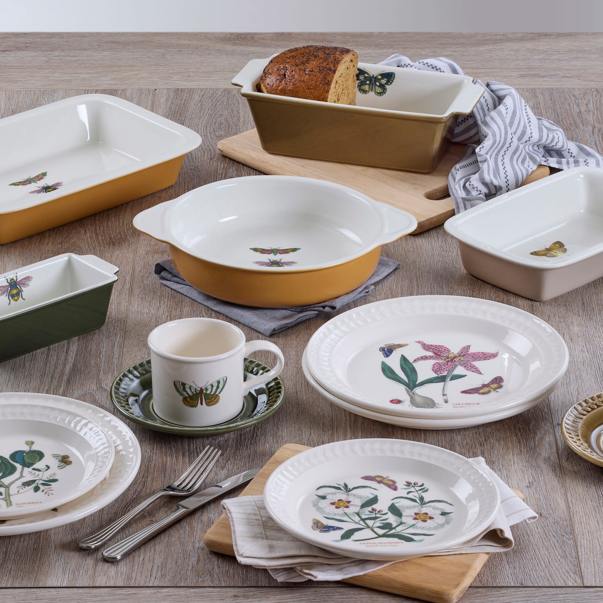 Botanic garden dinner plates clearance