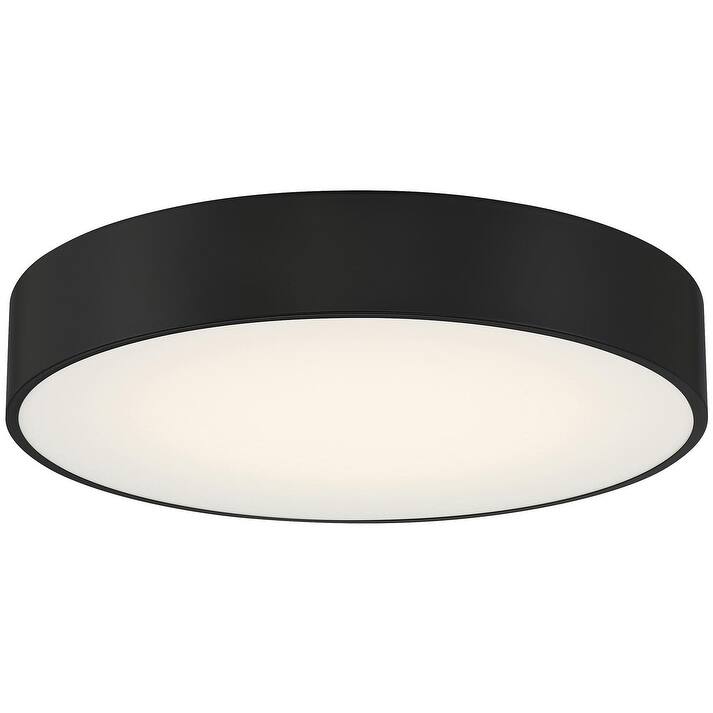 Access Lighting 49960LEDDLP Como 14" Wide LED Flush Mount Ceiling - Black / White