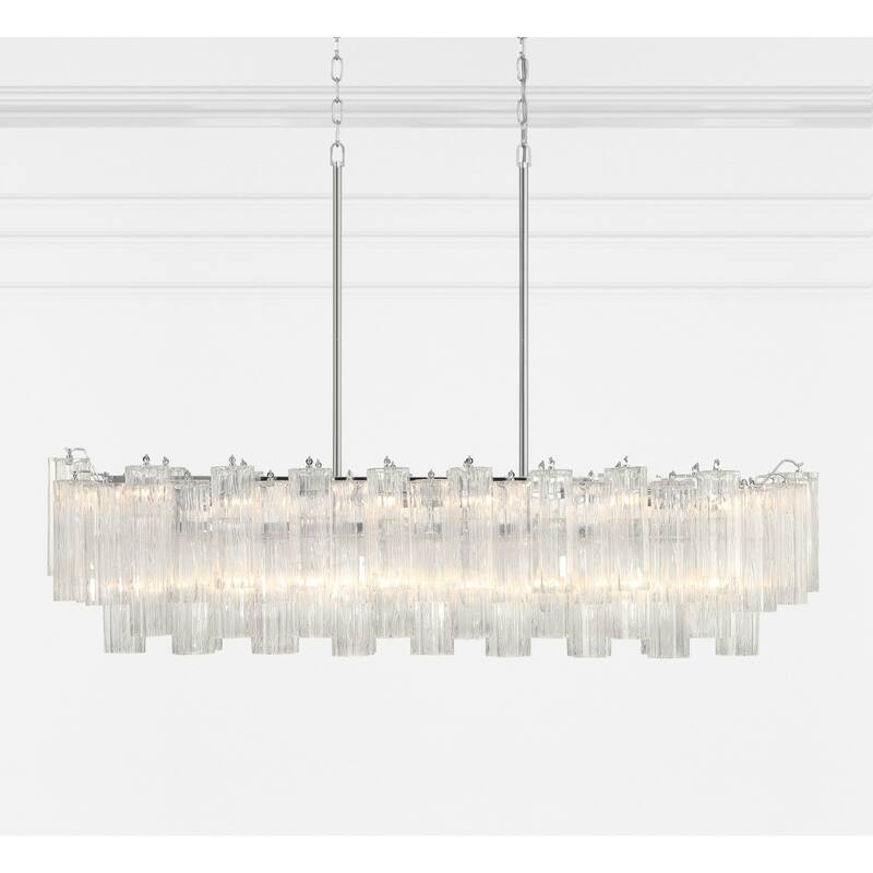 Crystorama Lighting Group ADD-317-CL Addis 14 Light 52" Wide Crystal