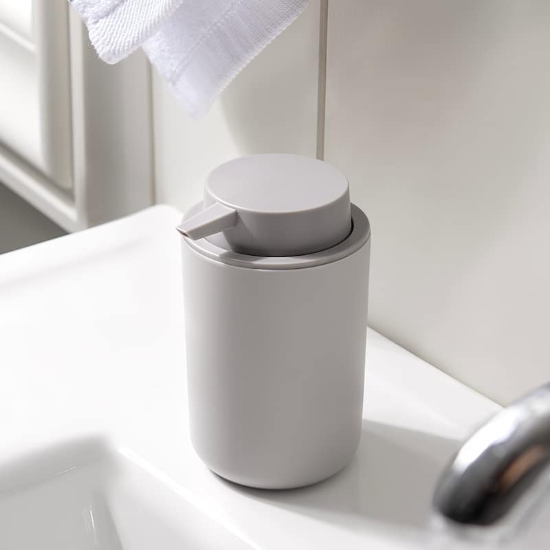 New Town Grey Plastic Soap/Lotion Dispenser - Soap /Lotion Pump