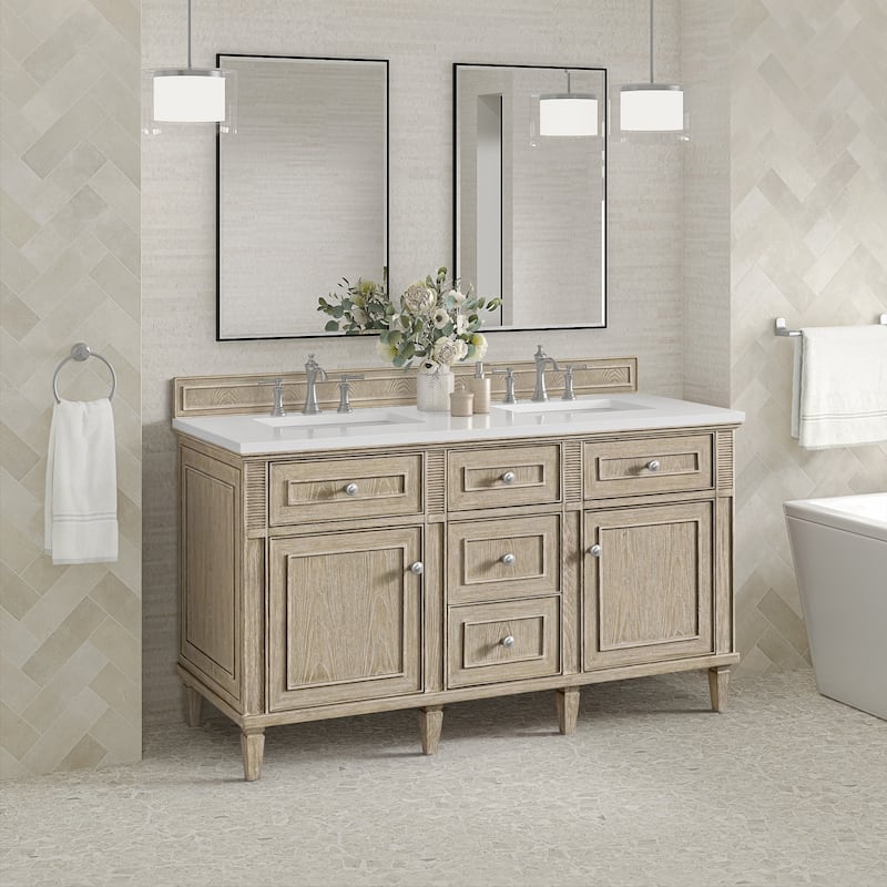James Martin Vanities 424-V60D-3WZ Lorelai 60" Double Basin Wood