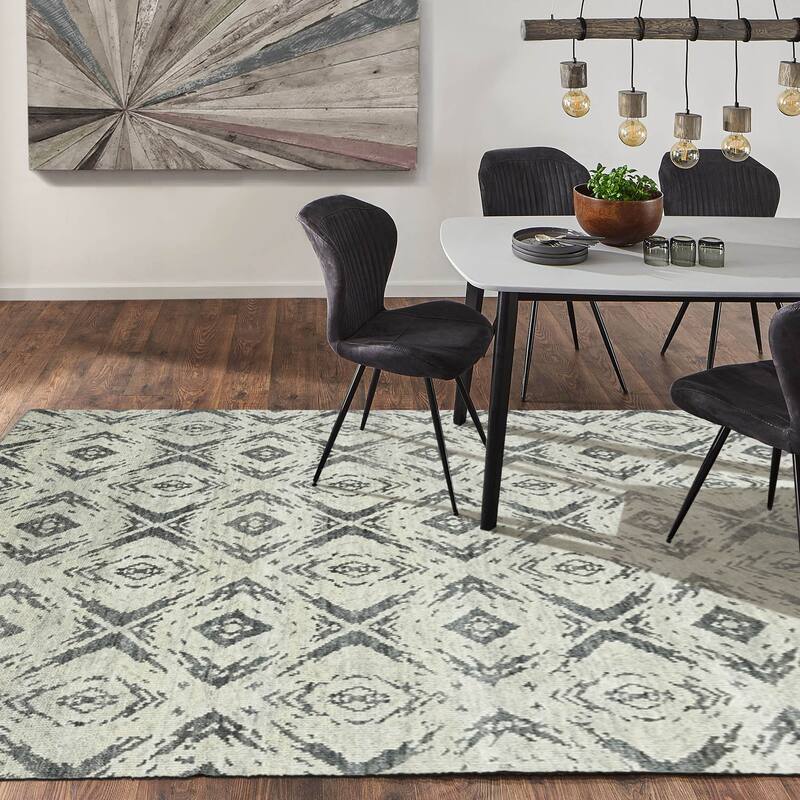 Hand Knotted Turkish Oushak Gray 100% Wool Modern Oriental Area Rug