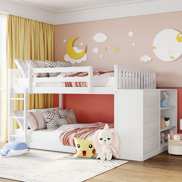 bunk bed and dresser Savona FSC -Certified Oak Kids Bed/Bunk Size: Twin/Twin Kids Bed, Color: Natural our GREENGUARD Gold Certified Sleep Full over Full Bunk Bed