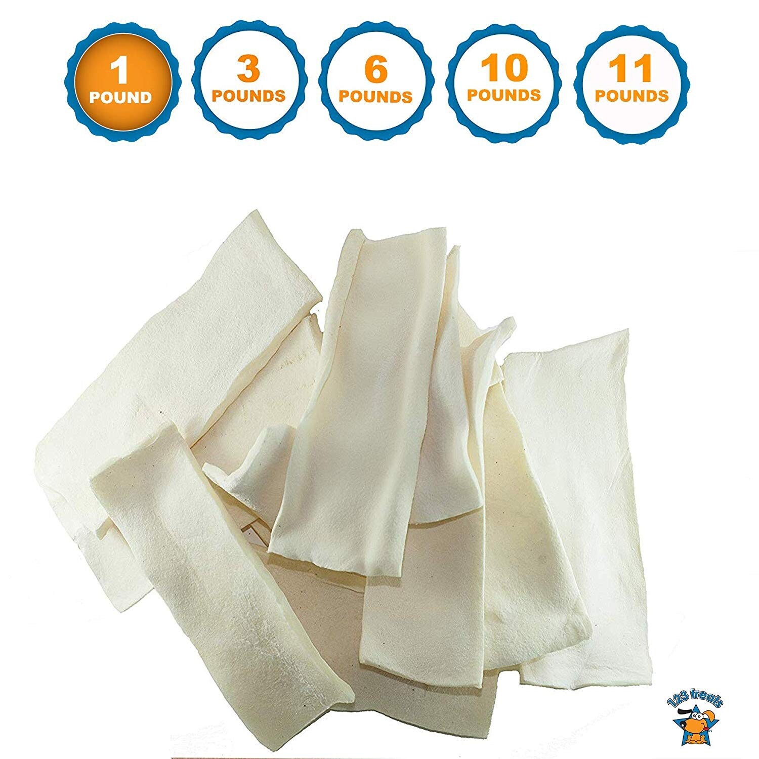 bulk rawhide chips