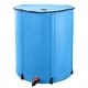 preview thumbnail 1 of 7, 50 Gallon Rain Barrel Blue 50 Gal.