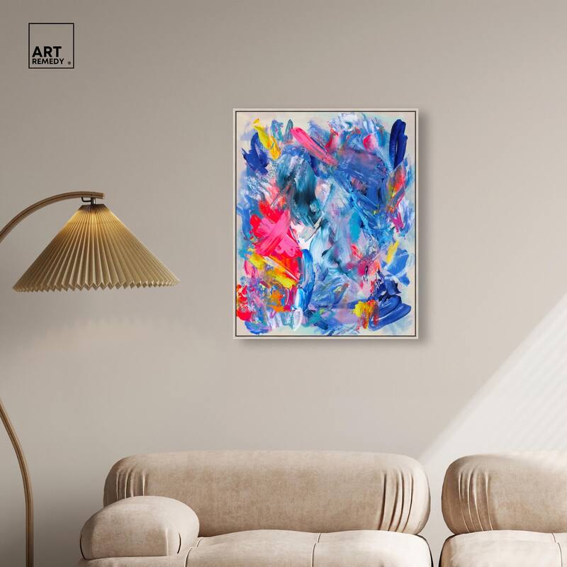 Colorburst Mirage Canvas by Art Remedy
