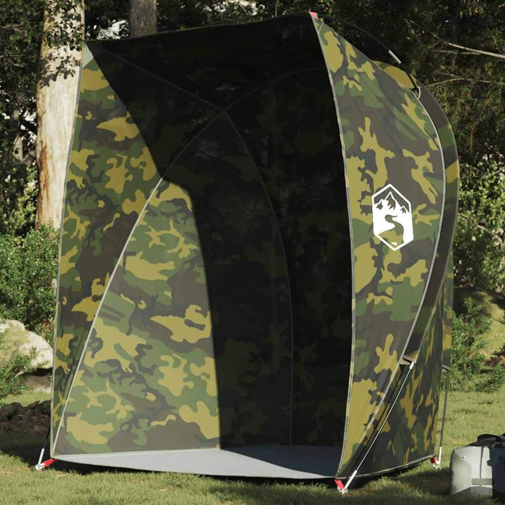 vidaXL Fishing Tent Camouflage Waterproof - 59.1 x 39.4 x 59.1"