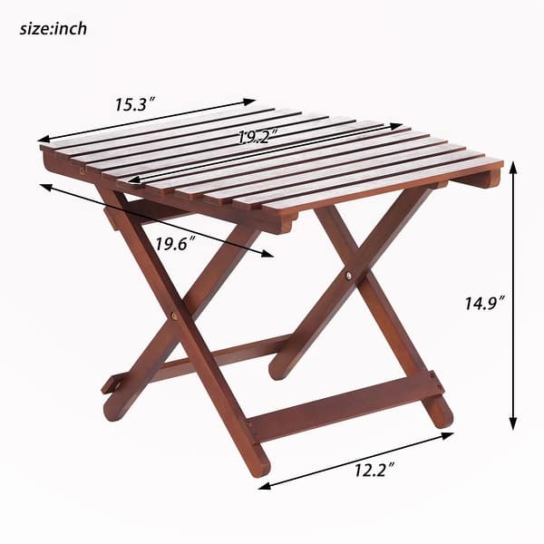 Wood Folding Table Bed Bath & Beyond 37857579