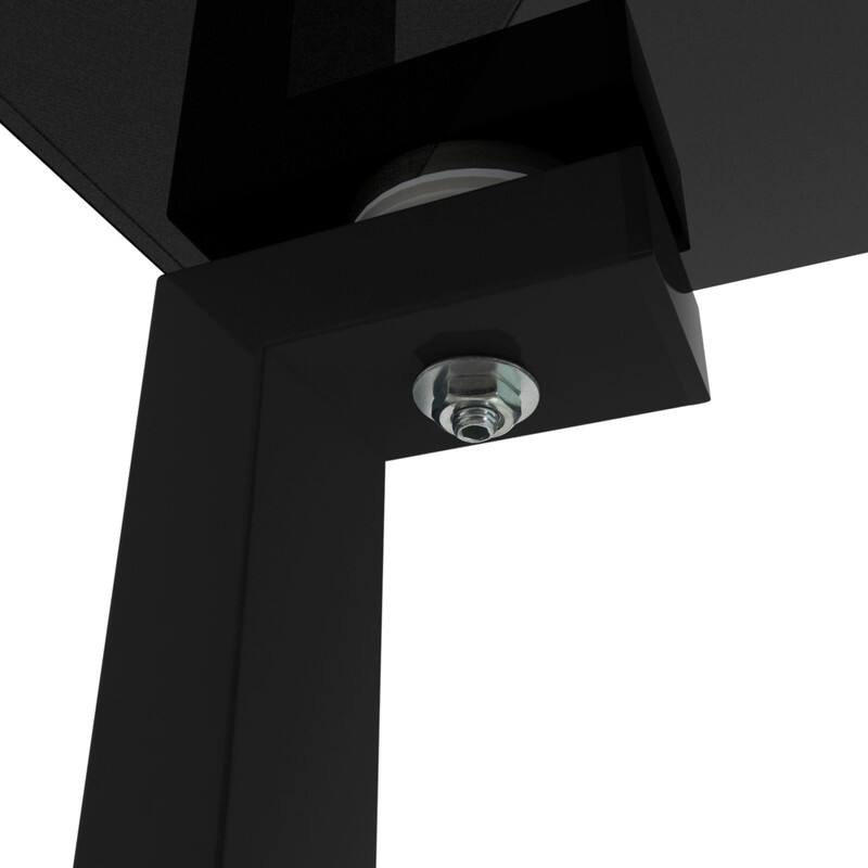 2-Piece 2-Layer Glass Side Table