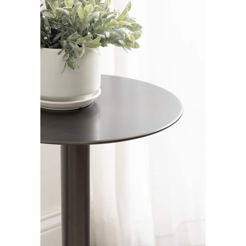Kate and Laurel Cannings Round Metal Table