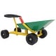 preview thumbnail 6 of 6, 8" Heavy Duty Kids Ride-on Sand Dumper w/ 4 Wheels-Green - Green
