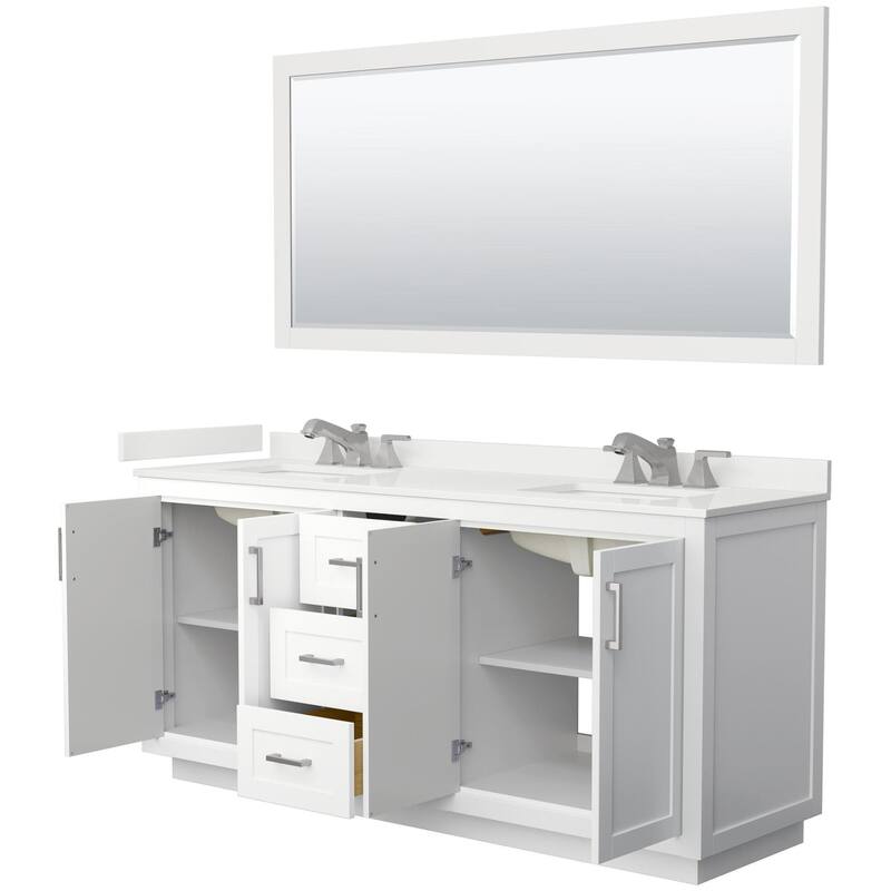 Wyndham Collection WCF292972D-QTZ-US3M70 Miranda 72" Free Standing