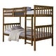 preview thumbnail 14 of 18, Ames Twin Over Twin Solid Wood Standard Bunk Bed