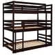 preview thumbnail 14 of 14, Luxury Triple Bunk Bed with Built-In Ladders, Sleek Design and Multiple Configurations, Space-Saving & Stylish Bed