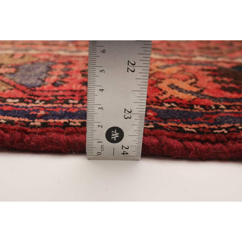 ECARPETGALLERY Hand-knotted Andelz Red Wool Rug - 4'2 x 8'6