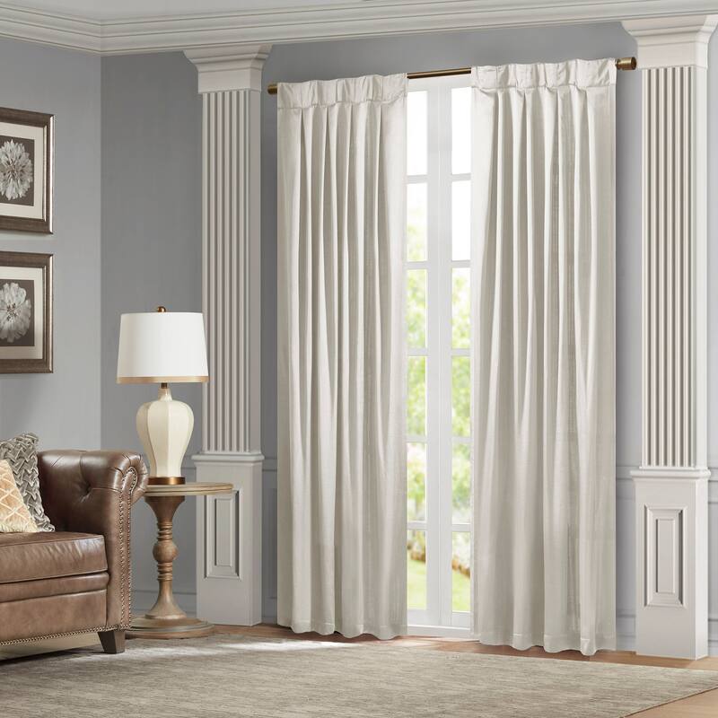 Pleat Curtain Panel with Tieback (Single) 52x96"