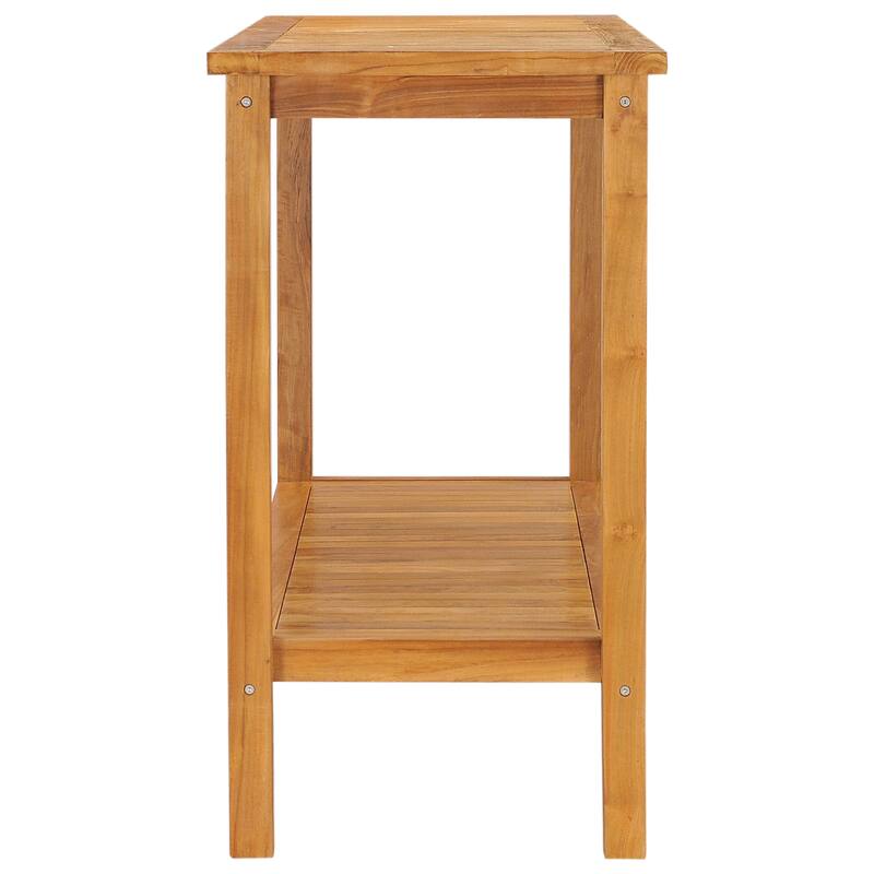 Chic Teak Santa Barbara Outdoor Teak Wood Patio Serving Table