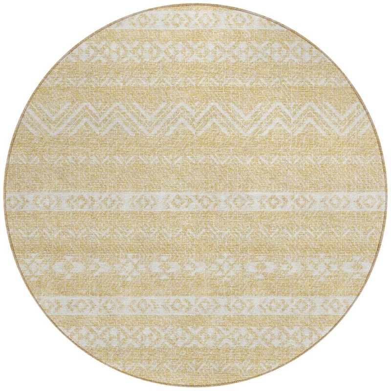 HomeRoots Southwestern Transitional Rectangle Outdoor Rug