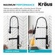 preview thumbnail 49 of 124, Kraus Artec 2-Function Commercial Pulldown Pot Filler Kitchen Faucet