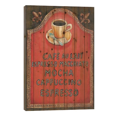 Café Print On Wood by Will Rafuse - Multi-Color