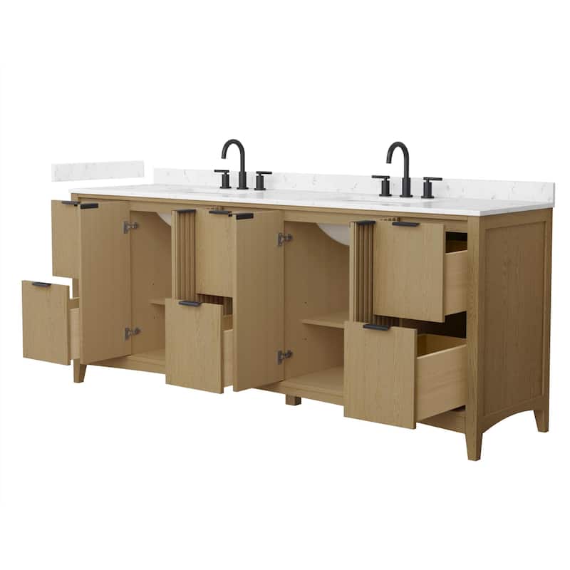 Wyndham Collection WCF9191-84D-VCA-US3MXX Palmilla 84" Free Standing