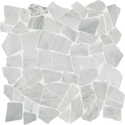 Daltile Gamma Natural Stone Pebble Wall and Floor Mosaic Tile (Set of 10)