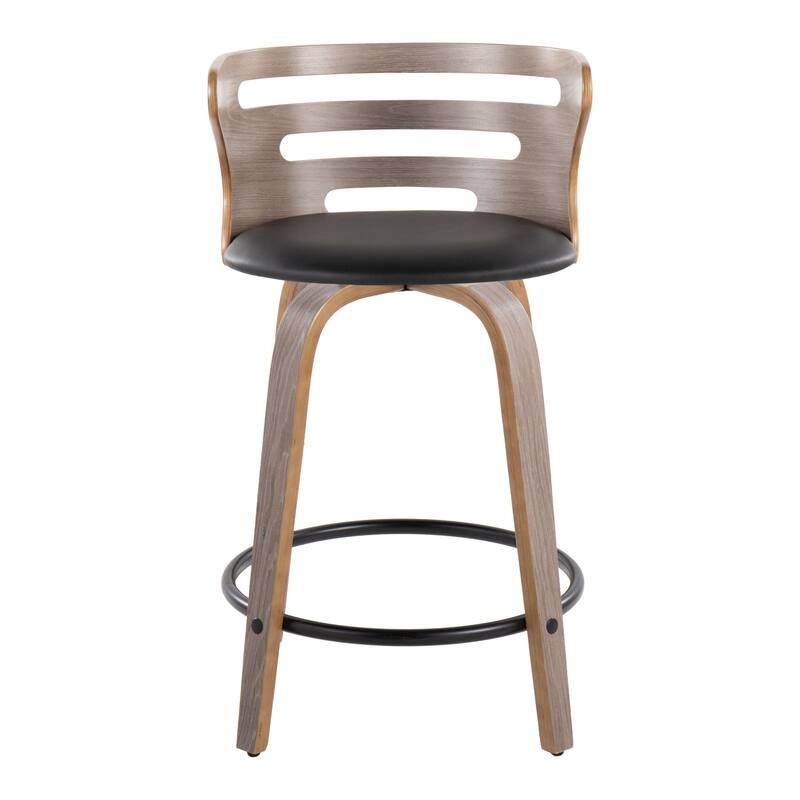 Carson Carrington Cranagh 24" Upholstered Counter Stools (Set of 2)