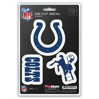 Shop Indianapolis Colts Decal Die Cut Team 3 Pack Overstock 27571521