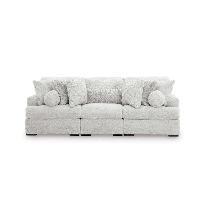 Signature Design by Ashley Snodoodle Gray 3-Piece Sectional - 113" W x 41" D x 40" H
