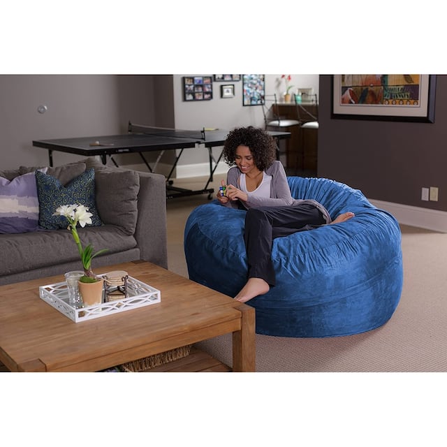 5-foot Bean Bag Chair Large Memory Foam Bean Bag