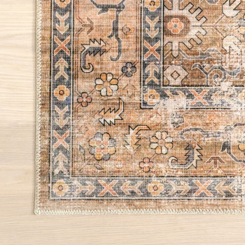 Myrtle Vintage Machine Washable Area Rug