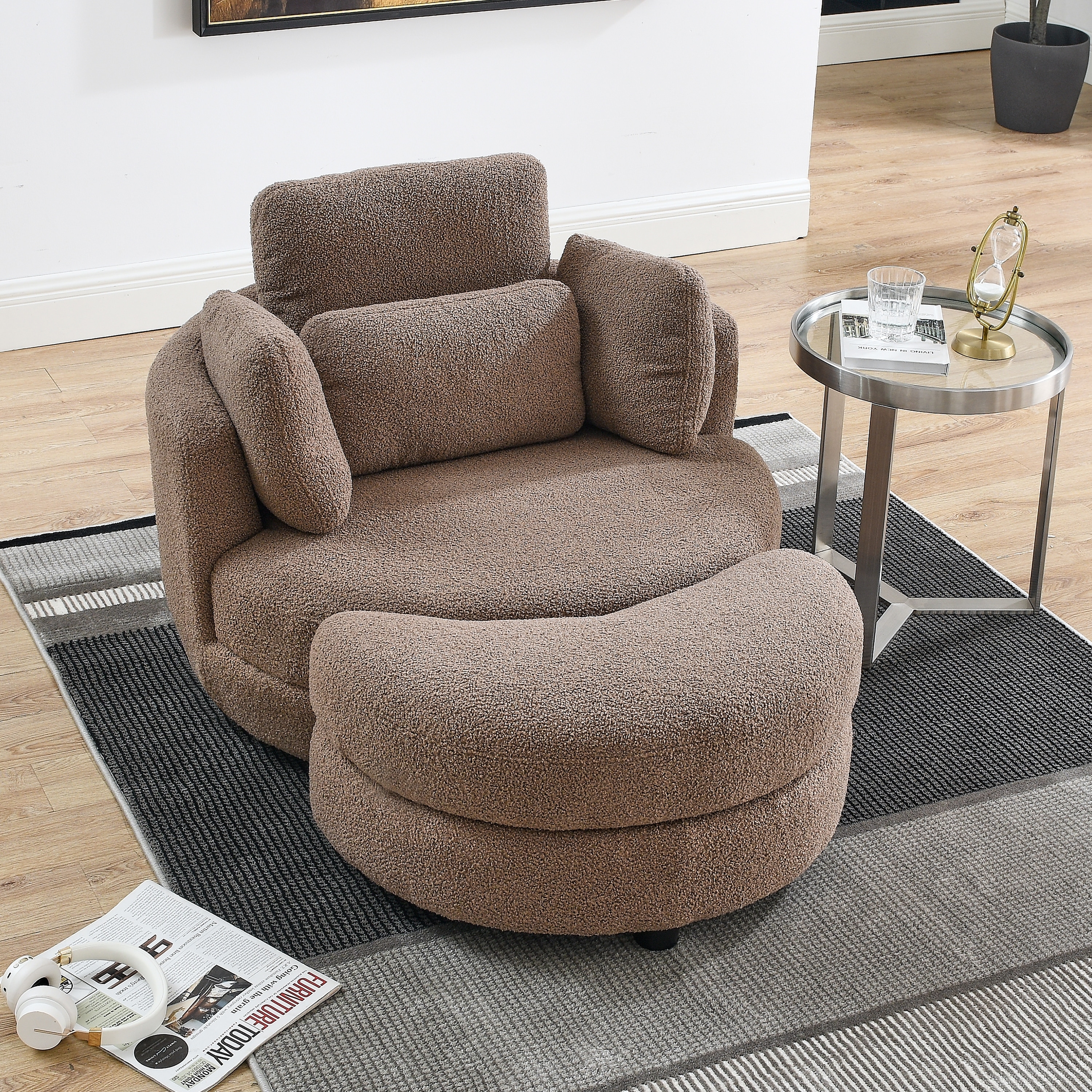 Swivel cuddle couch cheap