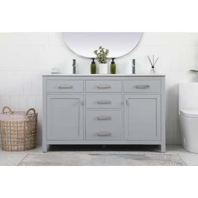 Prestige 54 - 72 Inch Double Bathroom Vanity