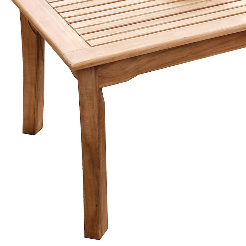 Cambridge Casual Chara Teak Outdoor Patio Coffee Table