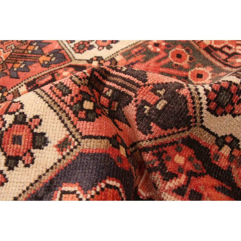 ECARPETGALLERY Hand-knotted Kayseri Vintage Dark Copper Wool Rug - 5'7 x 8'8