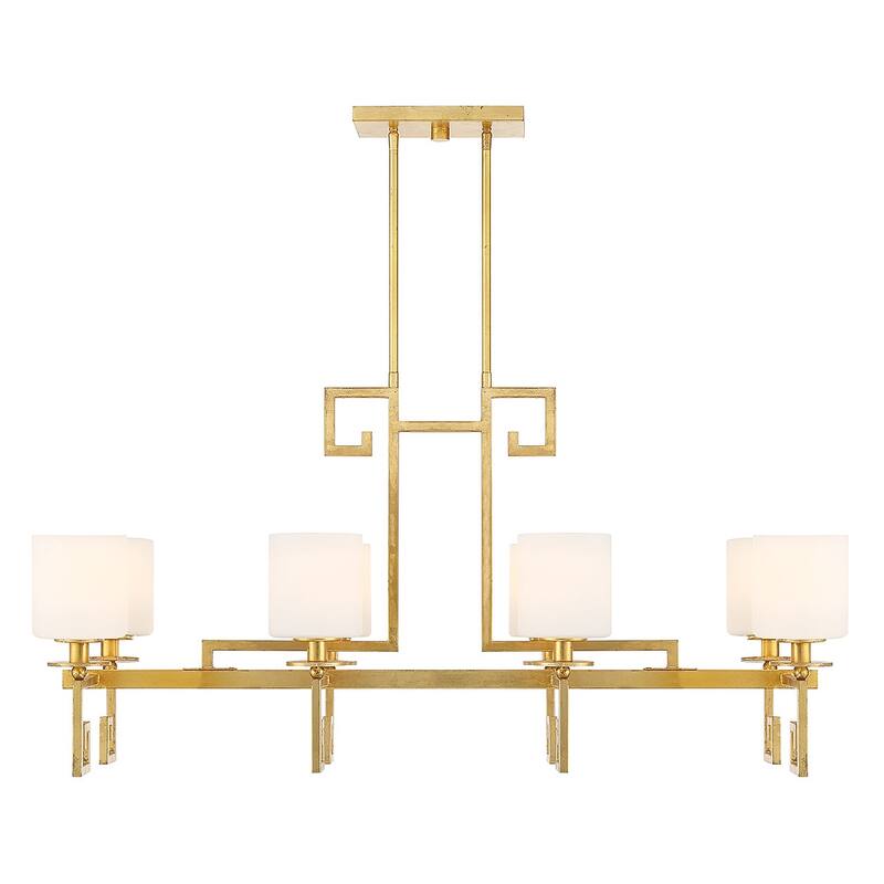 Savoy House 1-2305-8 Quatrain 8 Light 41" Wide Linear Chandelier