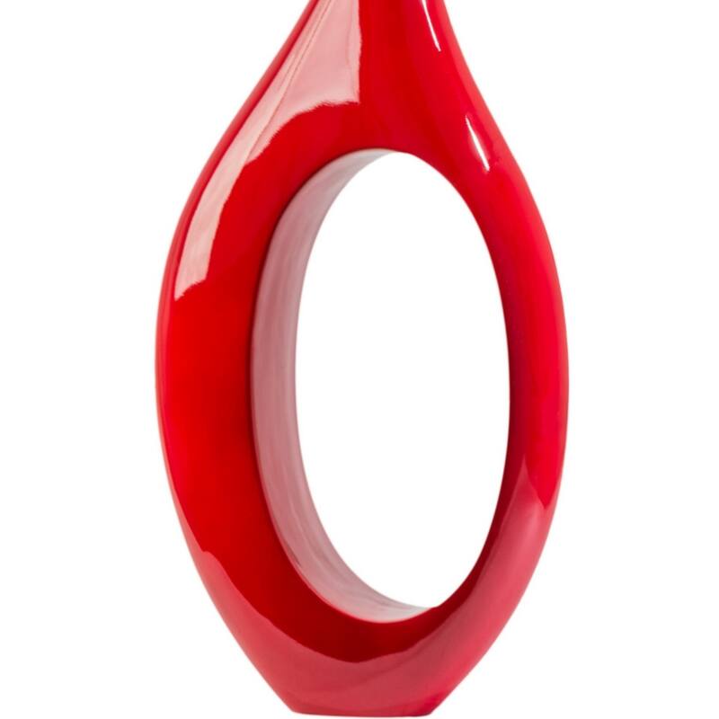 Trombone Modern Handmade Resin Vase